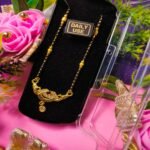 Delicate Black Bead Mangalsutra - Image 2