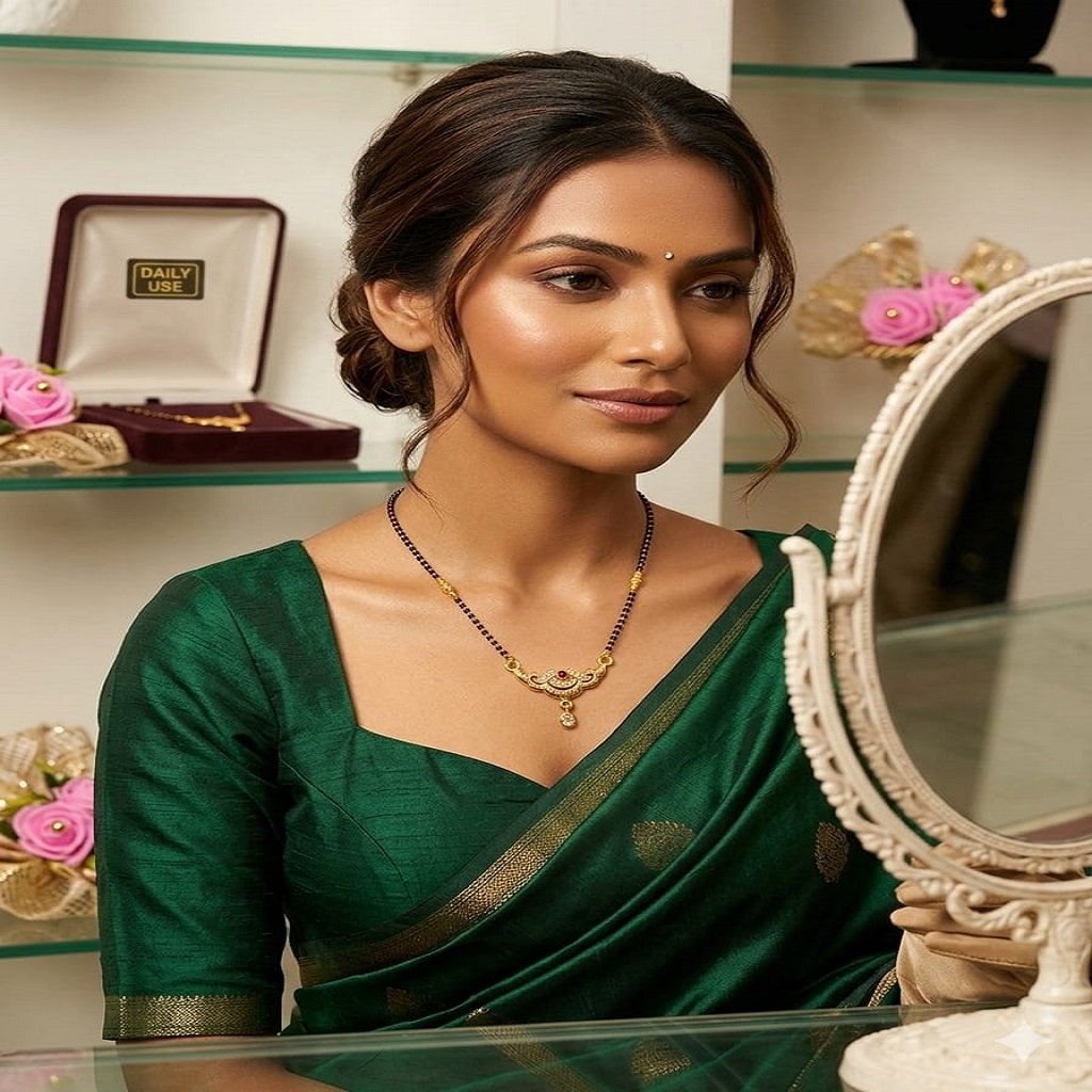 WhatsApp Image 2026-05-25 at 3.10.11 PM Delicate Black Bead Mangalsutra - Image 1
