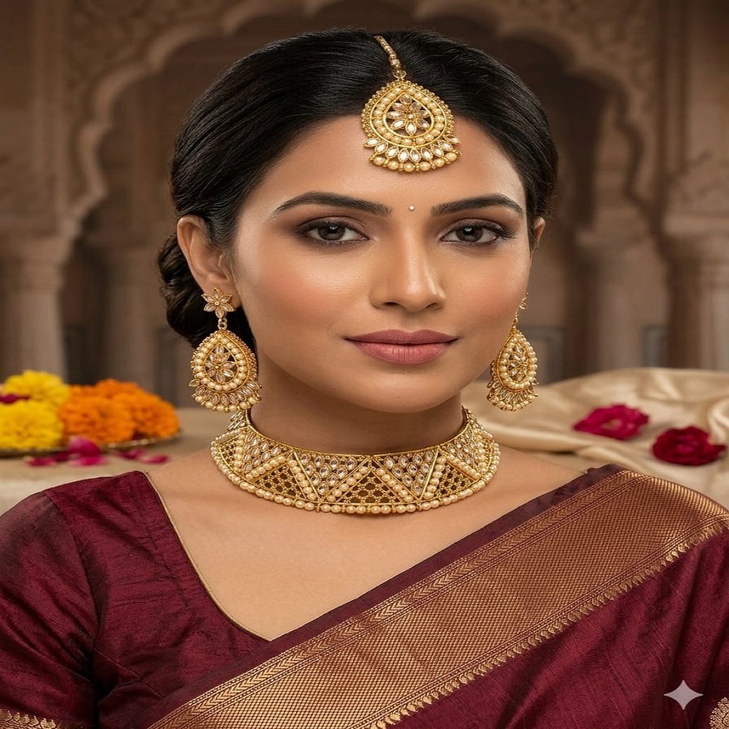 WhatsApp Image 2026-05-26 at 9.22.11 PM Royal Bridal Heavy Necklace Set – Premium Wedding Jewelry for Women - Image 1
