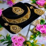 Royal Bridal Heavy Necklace Set – Premium Wedding Jewelry for Women - Image 3