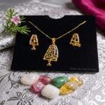 Designer Gold Plated Jewelry Set for Women - Image 4
