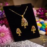 Designer Gold Plated Jewelry Set for Women - Image 3