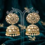Heavy Traditional Jhumka Earrings for Women | Bridal & Wedding Ethnic Jewelry - Image 4