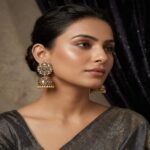 Heavy Traditional Jhumka Earrings for Women | Bridal & Wedding Ethnic Jewelry - Image 3