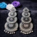 Bridal Heavy Jhumka Earrings for Women | Traditional Indian Jewelry - Image 2