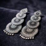 Bridal Heavy Jhumka Earrings for Women | Traditional Indian Jewelry - Image 3