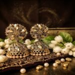 Statement Heavy Jhumka Earrings | Indian Ethnic Jewelry for Women - Image 4
