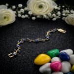 Wedding Special Gold-Tone Stone Bracelet for Women - Image 3