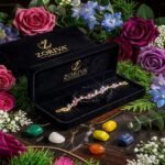 Premium wine color  Crystal Bracelet – Lightweight & Stylish - Image 3