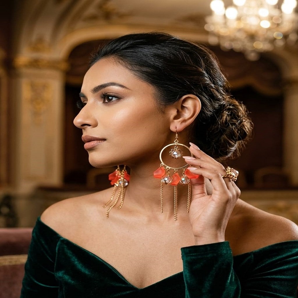WhatsApp Image 2026-06-04 at 10.45.45 PM Stylish Statement Drop Earrings for Women - Image 1
