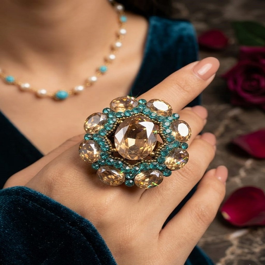 WhatsApp Image 2026-06-05 at 2.48.34 PM (1) Premium Party Wear Ring for Girls | Trendy Jewellery Collection - Image 1