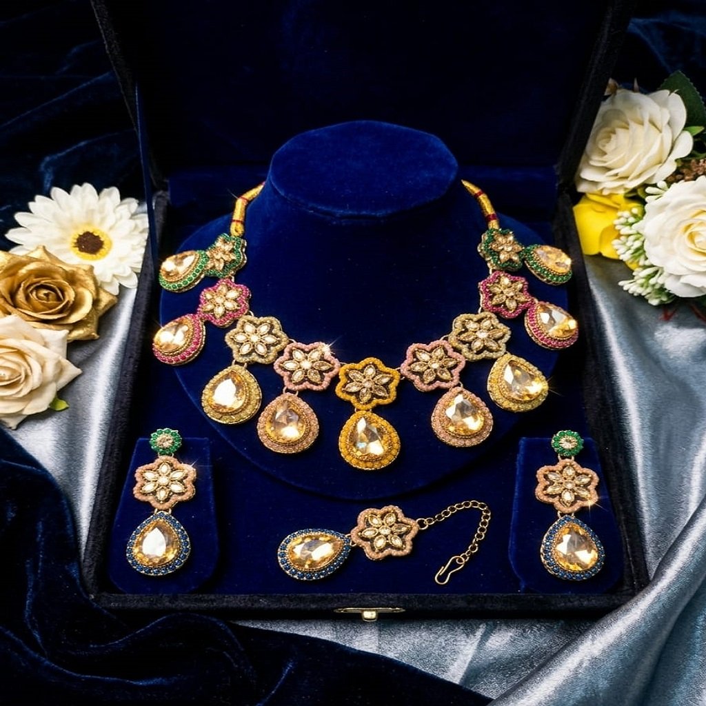 WhatsApp Image 2026-06-11 at 10.54.20 AM Heavy Bridal Necklace Set for Women | Premium Wedding & Party Wear Jewellery Collection - Image 1