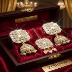 Premium Bridal Kundan Jhumka Set with Matching Maang Tikka - Image 2
