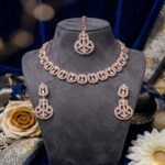 Luxury Bridal Crystal Necklace Set with Earrings for Women - Image 3