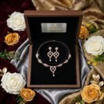 Elegant Crystal Stone Wedding Necklace Set for Brides - Image 2