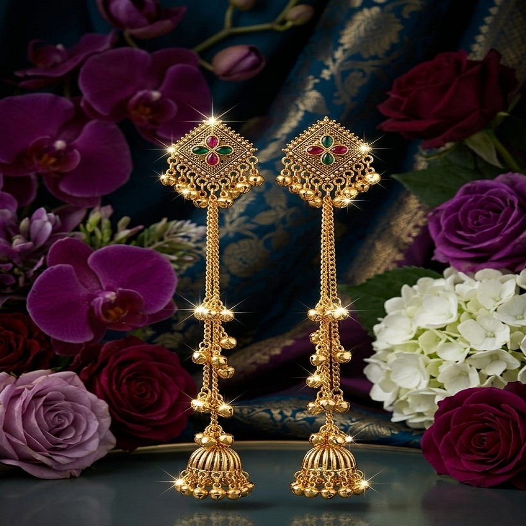WhatsApp Image 2026-06-30 at 7.29.51 PM Heavy Look Big Size Kashmiri Jhumkas for Women | Fashion Jewelry Collection - Image 1