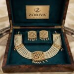 Choker Necklace Set with Matching Earrings