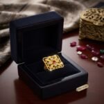 Fashion Big Size Ring for Women | Elegant Gold Plated Statement Ring - Image 3