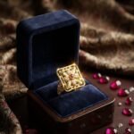 Fashion Big Size Ring for Women | Elegant Gold Plated Statement Ring - Image 2
