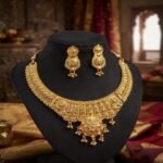 Premium Bridal Necklace Set | Micro Gold Plated Jewellery for Women