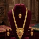 Luxury Bridal & Party Wear Necklace Set with Matching Earrings & Maang Tikka - Image 3