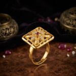 Trendy Statement Ring for Women | Micro Gold Plated Party Wear Collection - Image 2