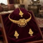 Traditional Micro Gold Plated Bridal Jewellery Set for Women & Girls - Image 2